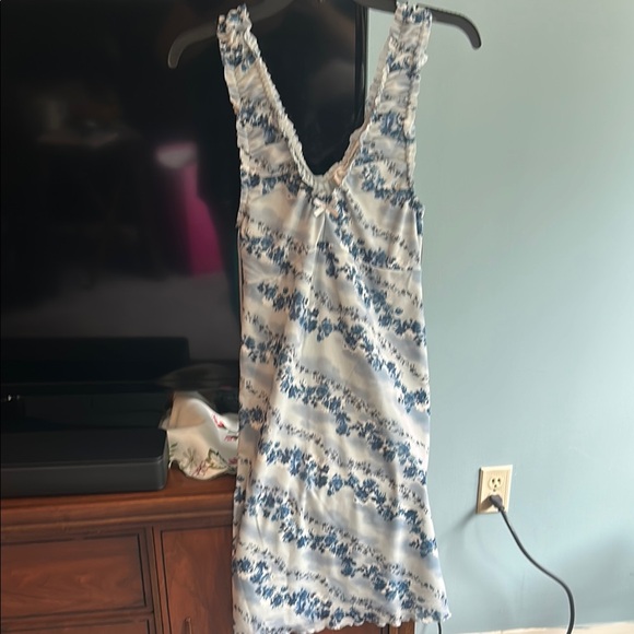 Hippie Rose Dresses & Skirts - NWT- Hippie Rose Blue and White High Low Dress- Medium